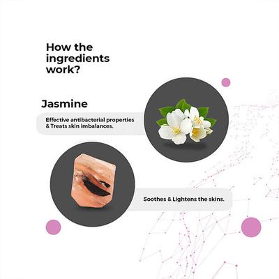 Cosmos by Bewakoof Gemstone Bath Bar with Clear Jasmine-Cleanses & Balances 125 gm - Soaps