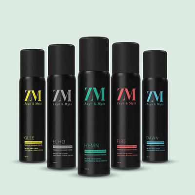 Zayn & Myza Hymn No Alcohol Body Spray For Men 120 ml - Men Deodorants/Roll-Ons