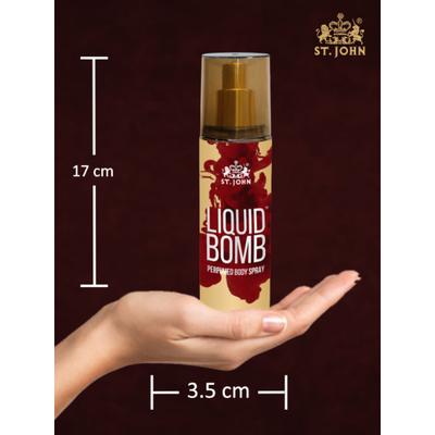 St. John Liquid Bomb Body Spray - Oud Gold Edition - Pack of 2 x 150 ml - Perfumes (Edt/Edp)