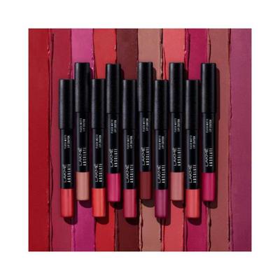 Lakme Absolute Plush Matte Lip Crayon 401 Peach Fizz 2.8 gm - Lipsticks