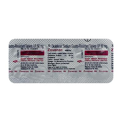 Zovenac Tablet 10'S - Pain relief-Nsa