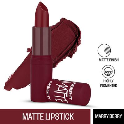 Insight Cosmetics Matte Lipstick - Merry Berry 4.2 gm - Lipsticks