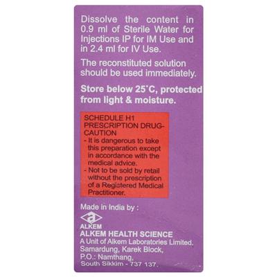 Swich XP 125mg Injection 10ml - Bacterial Infections-Cep