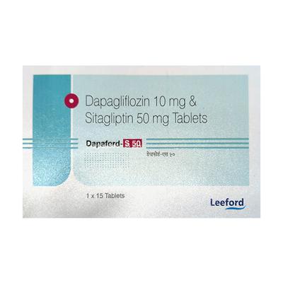DAPAFORD S 50 Tablet 15's - Diabetes-Ant