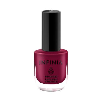 Infinia Wine Single Coat Nail Polish Wine 049 12 ml - Nail Polish