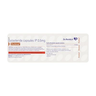 DUTEXA 0.5mg Capsule 30's - Hair Loss-Oda