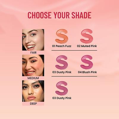 Swiss Beauty Dew It Up Liquid Blush -Dusty Pink 4 ml - Blushes