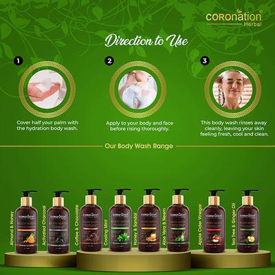 COROnation Herbal Aloe Vera and Neem Body Wash 300 ml - Shower Gels & Body Wash