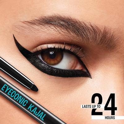 Lakme 9 to 5 Eyeconic Kajal, Smudgeproof, Waterproof, lasts upto 24 Hrs, Black, 0.35gm - Kajal & Kohls