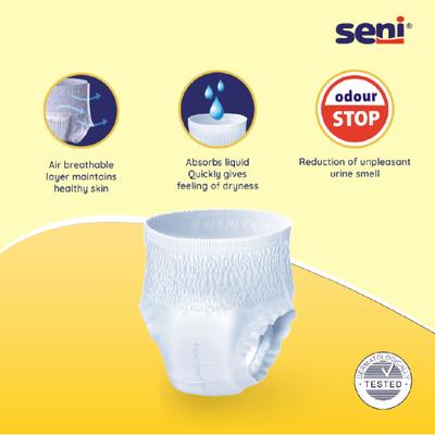 Seni Active Normal Pull Up Type (M) 10's - Adult Diapers & Pads