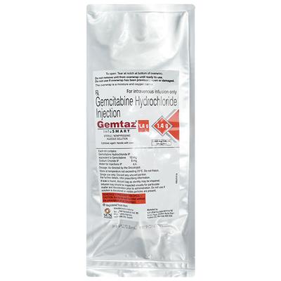 GEMTAZ INFUSMART 1.4gm Injection 140ml - Cancer Oncology-Cyt