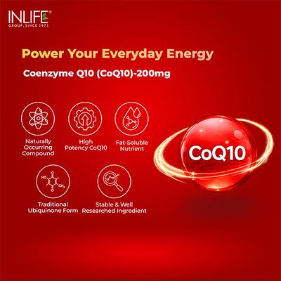 INLIFE Coenzyme Q10 + Bioperine Veg Capsule 60's - Co-Q