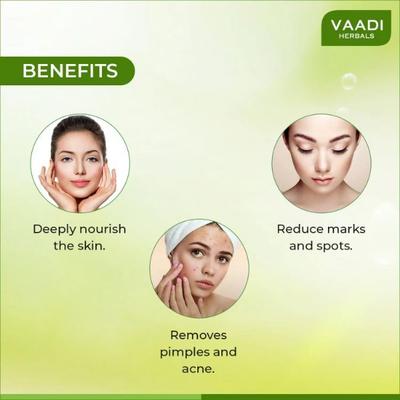 Vaadi Herbals Anti-Acne Aloe Vera Massage Gel 50 gm - Face Gels
