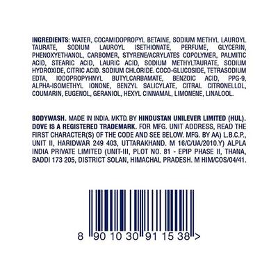 Dove Energising Body Wash With Lemon Scent & Vitamin C 800 ml - Shower Gels & Body Wash