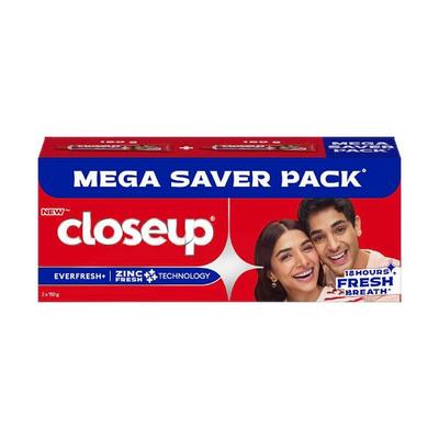 Close Up New Superfresh Zinc Protect Shield Toothpaste (Pack of 2 x 150 g) - Toothpaste