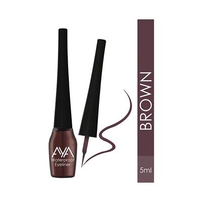Aya Waterproof Eyeliner - Brown 5 ml - Eyeliners
