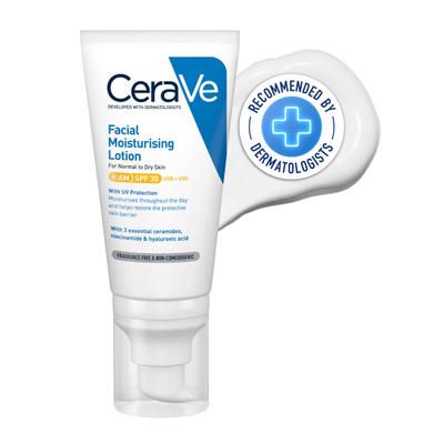 CeraVe PM Facial Moisturising Lotion - Normal to Dry Skin 52 ml - Face Wash & Cleansers