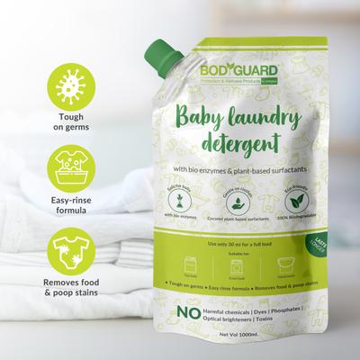 BodyGuard Baby Laundry Detergent Liquid 1 litre - Laundry Aids