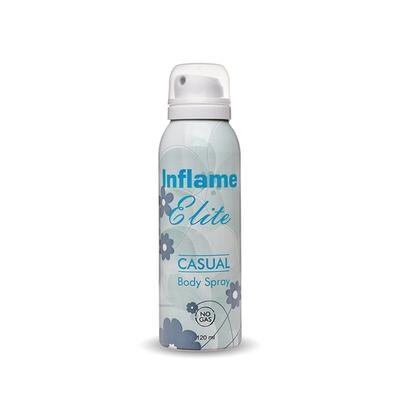 Inflame Elite No Gas Body Spray - Casual 120 ml - Men Deodorants/Roll-Ons
