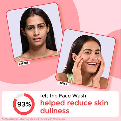 Pure Sense Grapefruit Squeeze Face Wash Reveals Radiant Glow For Men & Women - 100 ml - Face Wash & Cleansers