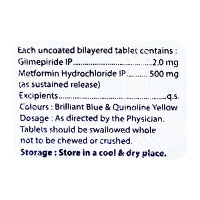 GLYCIREST G 2 Tablet 10's - Diabetes-Ant
