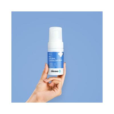 The Derma Co. 3% Aha-Bha Foaming Daily for All Skin Types Face Wash 100ml - Face Washes