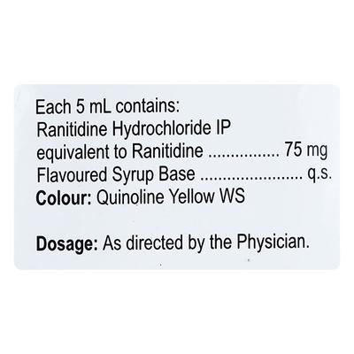 Rantac Mint Flavour Syrup 100ml - Ulcer/Reflux/Flatulence-Aaa