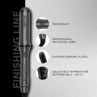 Ikonic Professional Finishing Line Hair Straightener-Grey 1's - Straighteners