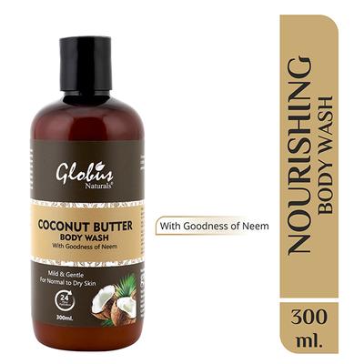 Globus Naturals Nourishing Coconut Butter Body Wash 300 ml - Shower Gels & Body Wash