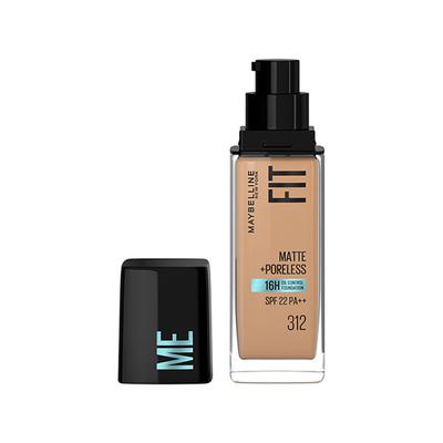 Maybelline New York Fit Me Matte + Poreless Liquid Foundation - 312 Golden 30 ml - Foundation