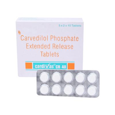 Cardivas CR 40mg Tablet 10'S - Hypertension-Bet