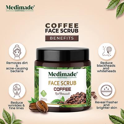 Medimade Coffee Face Scrub 100 gm - Face Scrubs