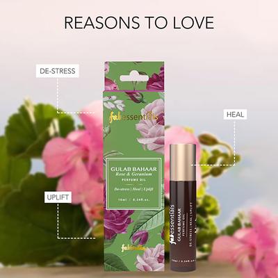 Fabessentials Gulaab Bahaar Rose & Geranium Perfume Oil 10 ml - Perfumes (Edt/Edp)