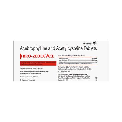 BRO ZEDEX ACE Tablet 10's - Asthma/COPD-Ast