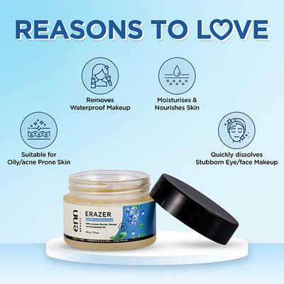 ENN Erazer Day Off Dirt Dissolving Cleansing Balm - Makeup Remover 50 gm - Make Up Removers