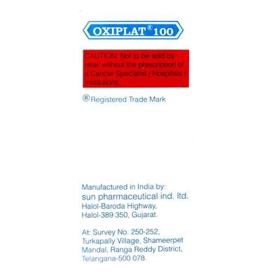 Oxiplat 100mg Injection 20ml - Cancer Oncology-Cyt