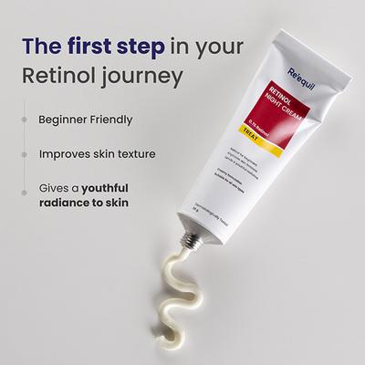 Reequil Retinol Night Cream For Wrinkles & Skin Tightening 30 gm - Face Creams