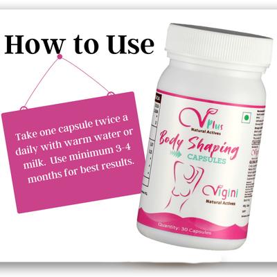 Vigini Body Shaping Capsule 30's + Bust Firming Massage Cream 100 ml - Sexual Healthcare
