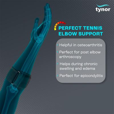 Tynor Tennis Elbow Support (M) (E 10) - Arm/Elbow Supports