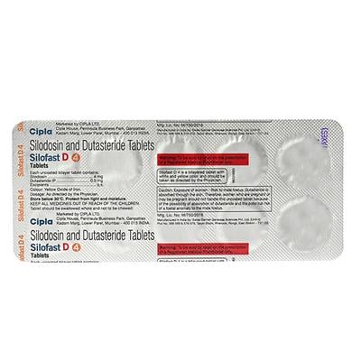 SILOFAST D 4 Tablet 10's - Bladder And Prostate Disorders-Dru