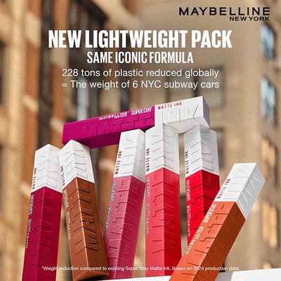 Maybelline New York Super Stay Matte Ink Liquid Lipstick, 25 Heroine 5 ml - Lipsticks