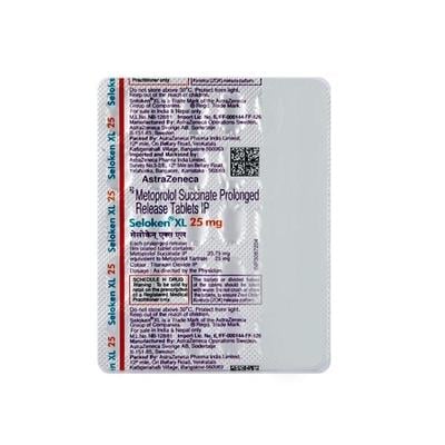 Seloken XL 25mg Tablet 30'S - Hypertension-Bet
