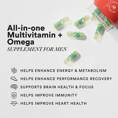 Wellbeing Nutrition Slow 2 in 1 Multi Capsule for Him 60's - Multi-Vitamins