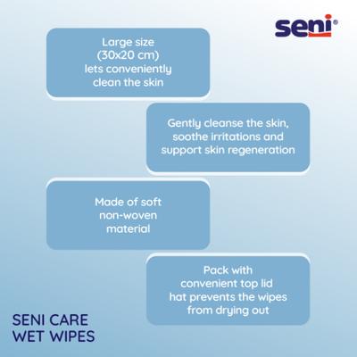 Seni Care Wet Wipes 80's - Diapers & Wipes