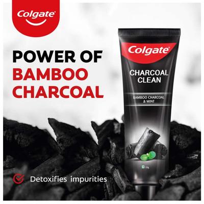 Colgate Charcoal Clean Toothpaste - Bamboo Charcoal & Mint 120 gm - Toothpaste