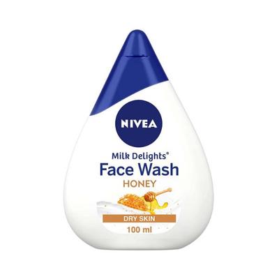 NIVEA MILK DELIGHT FACEWASH HONEY 100 ml - Face Wash & Cleansers
