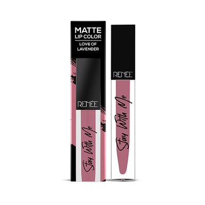 RENEE Stay With Me Matte Lip Color - Love Of Lavender 5 ml - Liquid Lipsticks