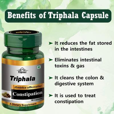 Cipzer Triphala Capsule 60's - Speciality Medicines
