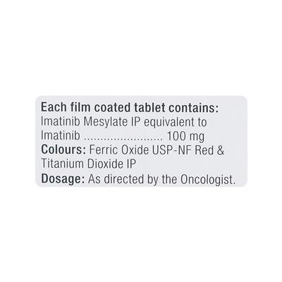 Imatib 100mg Tablet 10'S - Cancer Oncology-Cyt