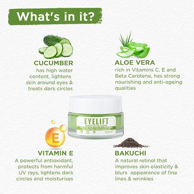 Bella Vita Organic Eyelift Under Eye Cream 20 gm - Under Eye Creams & Serums
